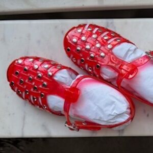 INTENTIONALLY BLANK Jelly Studded Fisherman Sandals *NEW*